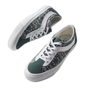 Vans Bold Ni (Bandana) Jungle Green Shoes Womens Sizes 8.5, 9, 9.5 New Free Ship